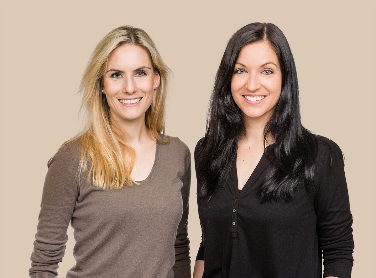 Linda Heierle und Stefanie Oertig von der Zahnarztpraxis Heierle Oertig in Aarau